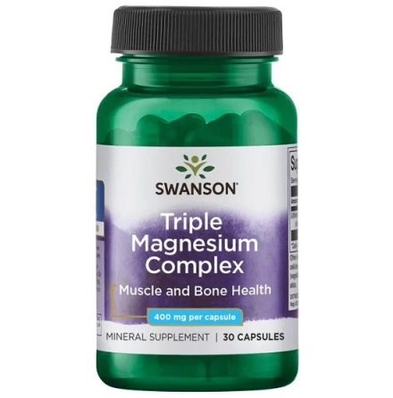 Swanson Triple Magnesium Complex, 30 caps