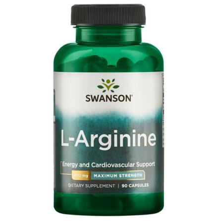 Swanson L-Arginine Maximum Strength, 90 caps