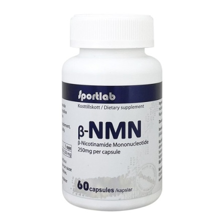 Sportlab NMN (B-Nikotin-amid-mononukleotid), 60 kapslar
