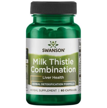 Swanson Milk Thistle Combination, 60 caps