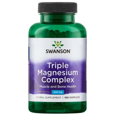 Swanson Triple Magnesium Complex, 100 caps