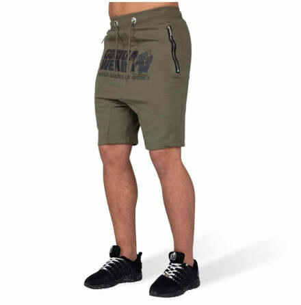 Gorilla Wear Alabama Drop Crotch Shorts Army Green