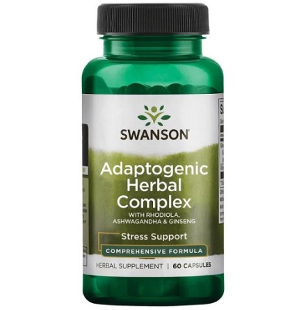 Swanson Adaptogenic Herbal Complex, 60 caps