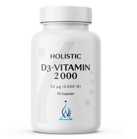 Holistic D3-Vitamin 2000, 90 kaps