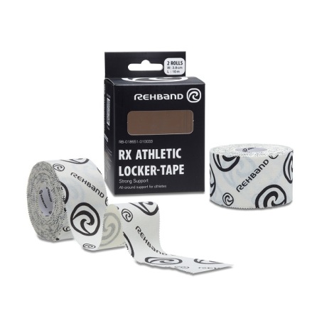RX Athletic Locker-Tape, 38mm x 10m White (2-pack)