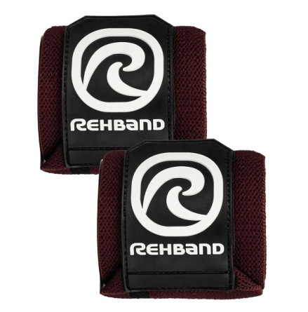 Rehband X-RX Wrist Wraps, Burgundy