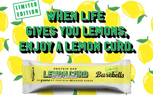 Barebells Proteinbars Lemon Curd